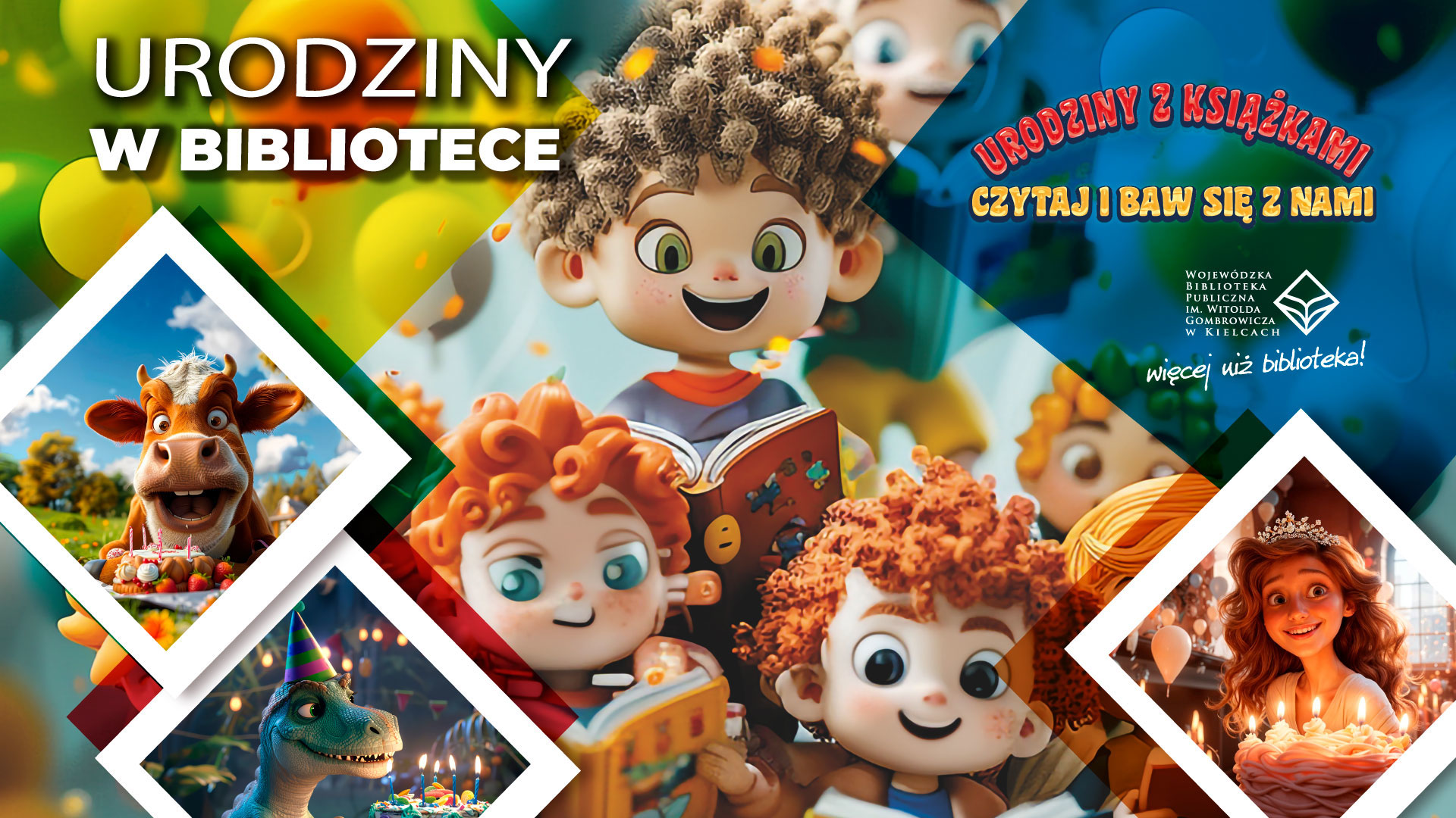 zajawka urodziny w&nbsp;bibliotece