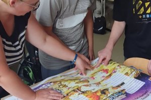 Na zdjęciu dzieci w&nbsp;czasie zajęć