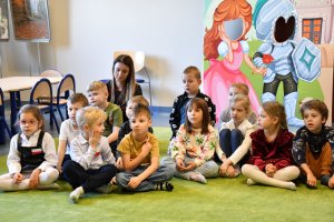 Na zdjęciu dzieci w&nbsp;czasie zajęć
