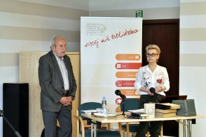 Spotkanie z&nbsp;prof. Zdzisławem Jerzym Adamczykiem i&nbsp;prof. Beatą Utkowską (09.04.2019)