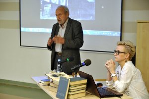 Spotkanie z&nbsp;prof. Zdzisławem Jerzym Adamczykiem i&nbsp;prof. Beatą Utkowską (09.04.2019)