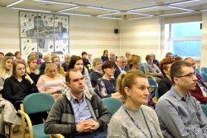 Spotkanie z&nbsp;prof. Zdzisławem Jerzym Adamczykiem i&nbsp;prof. Beatą Utkowską (09.04.2019)