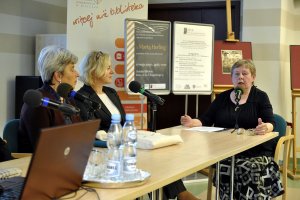 „Gustaw Herling-Grudziński dzisiaj” - Marta Herling, prof. Z. Kudelski, prof. Bolecki w Rozmowie z dr Ireną Furnal (17.05.2019)