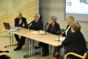 „Gustaw Herling-Grudziński dzisiaj” - Marta Herling, prof. Z. Kudelski, prof. Bolecki w Rozmowie z dr Ireną Furnal (17.05.2019)