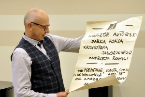 Spotkanie z&nbsp;poetą i&nbsp;prof. UJK w&nbsp;Kielcach Krzysztofem Jaworskim (11.10.2019)