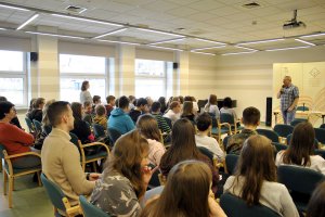 Spotkanie autorskie z&nbsp;Marcinem Pałaszem (11.03.2019)