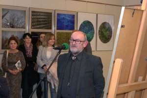 Wernisaż wystawy pt. „Struktury natury” dedykowanej Pawłowi Pierścińskiemu (09.05.2019)