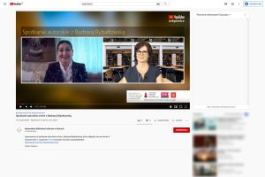 Spotkanie autorskie online z&nbsp;Barbarą Rybałtowską (04.08.2020)