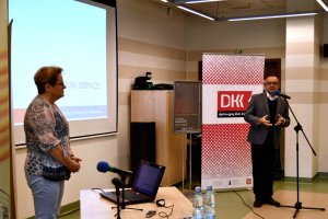  prof. Katarzyna Kłosińska i&nbsp;Andrzej Dąbrowski