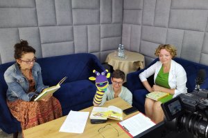 Beata Pszeniczna i&nbsp;Bibliuś z&nbsp;Haliną Sorys