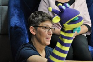 Dawid Żłóbiński jako bibliuś