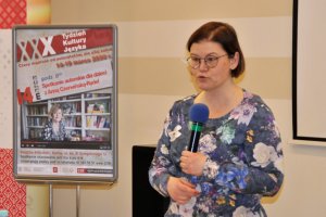 Na zdjęciu prowadząca spotkanie Anna Czerwińska-Rydel