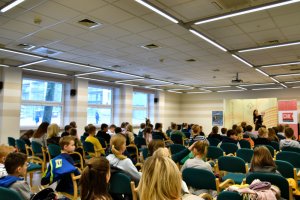 Na zdjęciu dzieci w czasie zajęć.