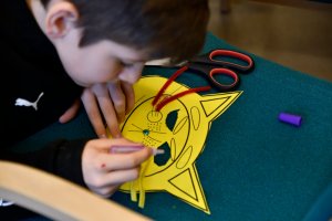 Na zdjęciu dzieci w czasie zajęć.