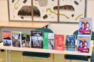 Na zdjęciu Książki Autorki.