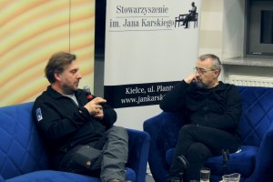 Na zdjęciu Adam Wajrak i Andrzej Białek.