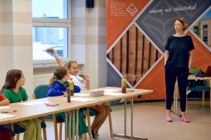 Na zdjęciu dzieci w czasie zajęć.