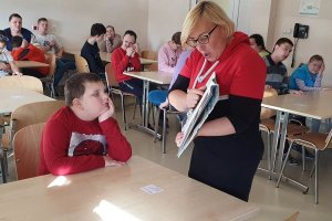 Na zdjęciu dzieci w czasie zajęć.