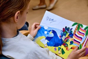 Na zdjęciu dzieci w czasie zajęć.