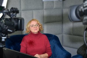 Na zdjęciu Bibliuś i&nbsp;Woluminka.