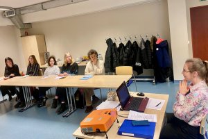 Na zdjęciu uczestnicy warsztatów.