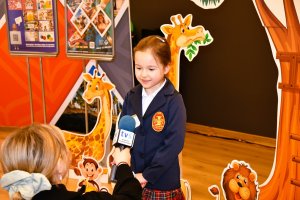 Na zdjęciu dzieci w&nbsp;czasie zajęć.