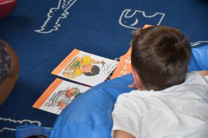 Na zdjęciu dzieci w&nbsp;czasie zajęć.