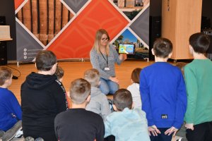 Na zdjęciu dzieci w&nbsp;czasie zajęć.