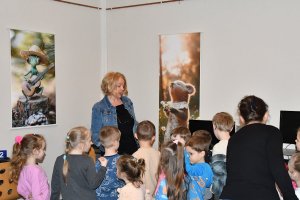 Na zdjęciu dzieci w&nbsp;czasie zajęć.