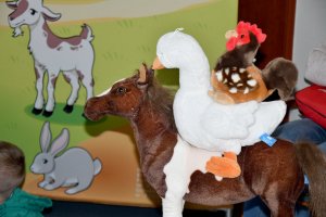 Na zdjęciu dzieci w&nbsp;czasie zajęć.