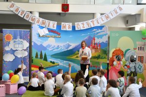 Na zdjęciu dzieci w&nbsp;czasie zajęć.