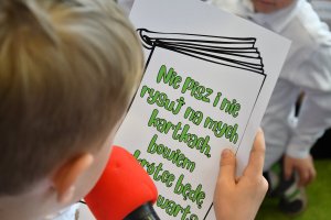 Na zdjęciu dzieci w&nbsp;czasie zajęć.