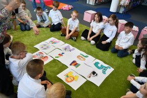 Na zdjęciu dzieci w&nbsp;czasie zajęć.