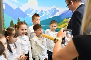 Na zdjęciu dzieci w&nbsp;czasie zajęć.