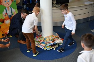 Na zdjęciu dzieci w&nbsp;czasie zajęć.