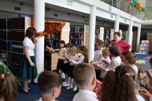 Na zdjęciu dzieci w&nbsp;czasie zajęć.