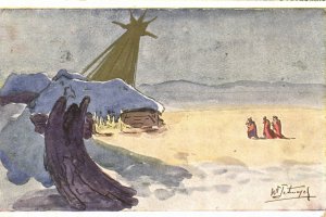 pocztówka bożonarodzeniowa